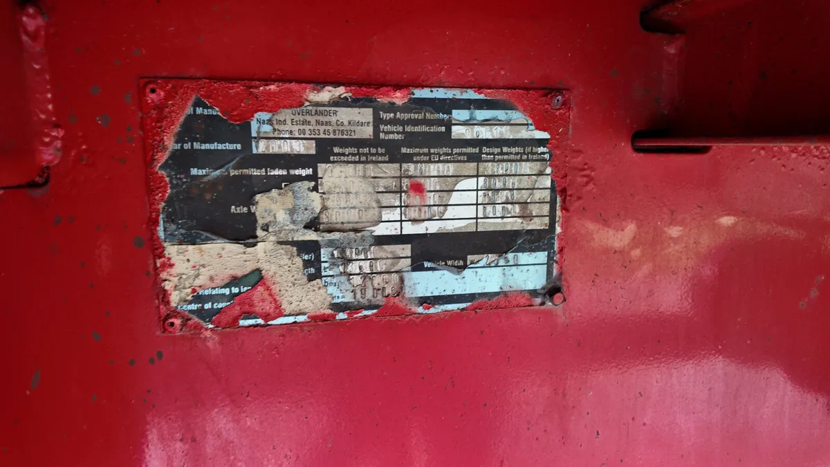 Overlander 45ft Flatbed Trailer - Image 3