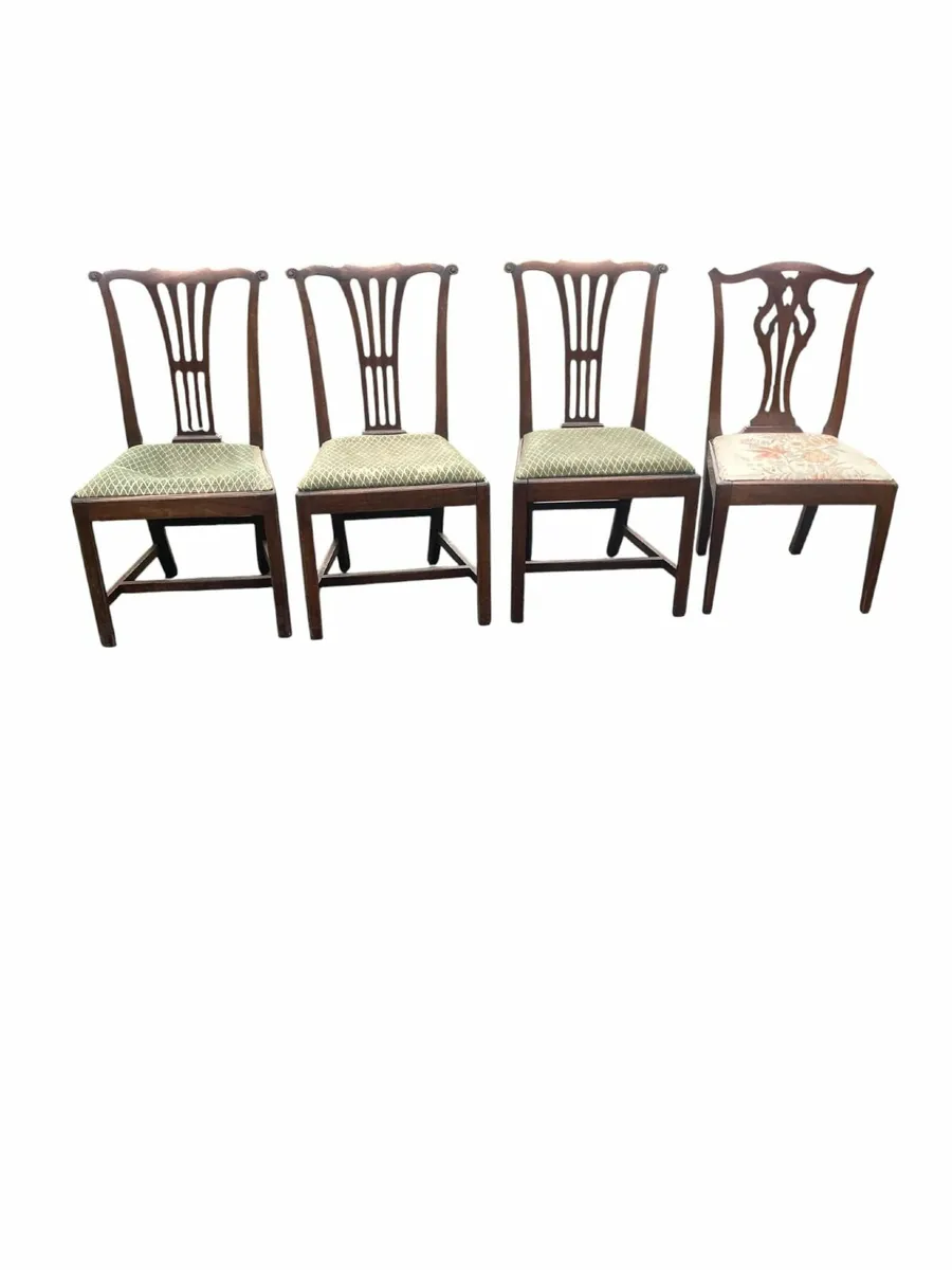Antique Chairs x 4 - Image 1