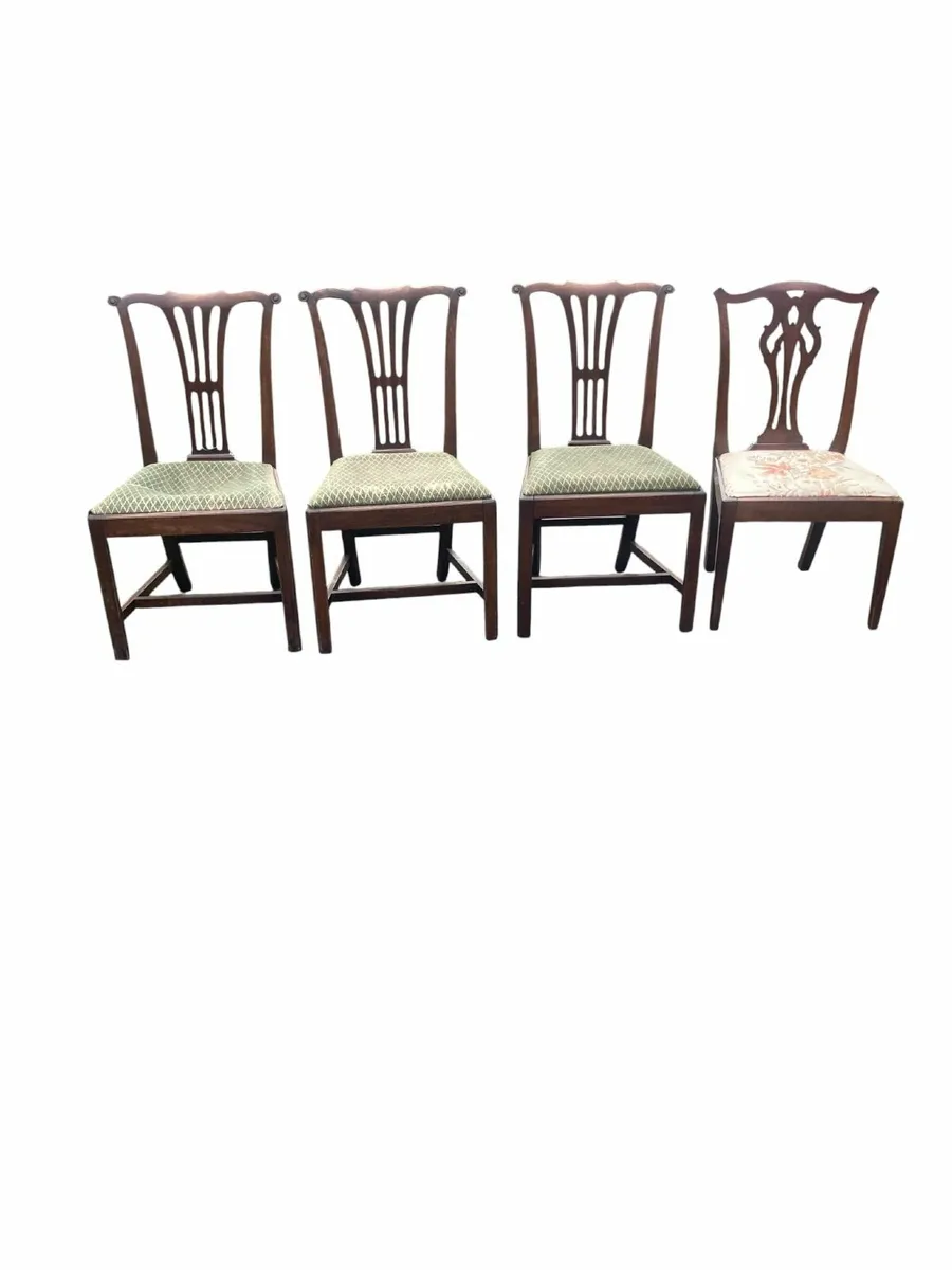 Antique Chairs x 4 - Image 2