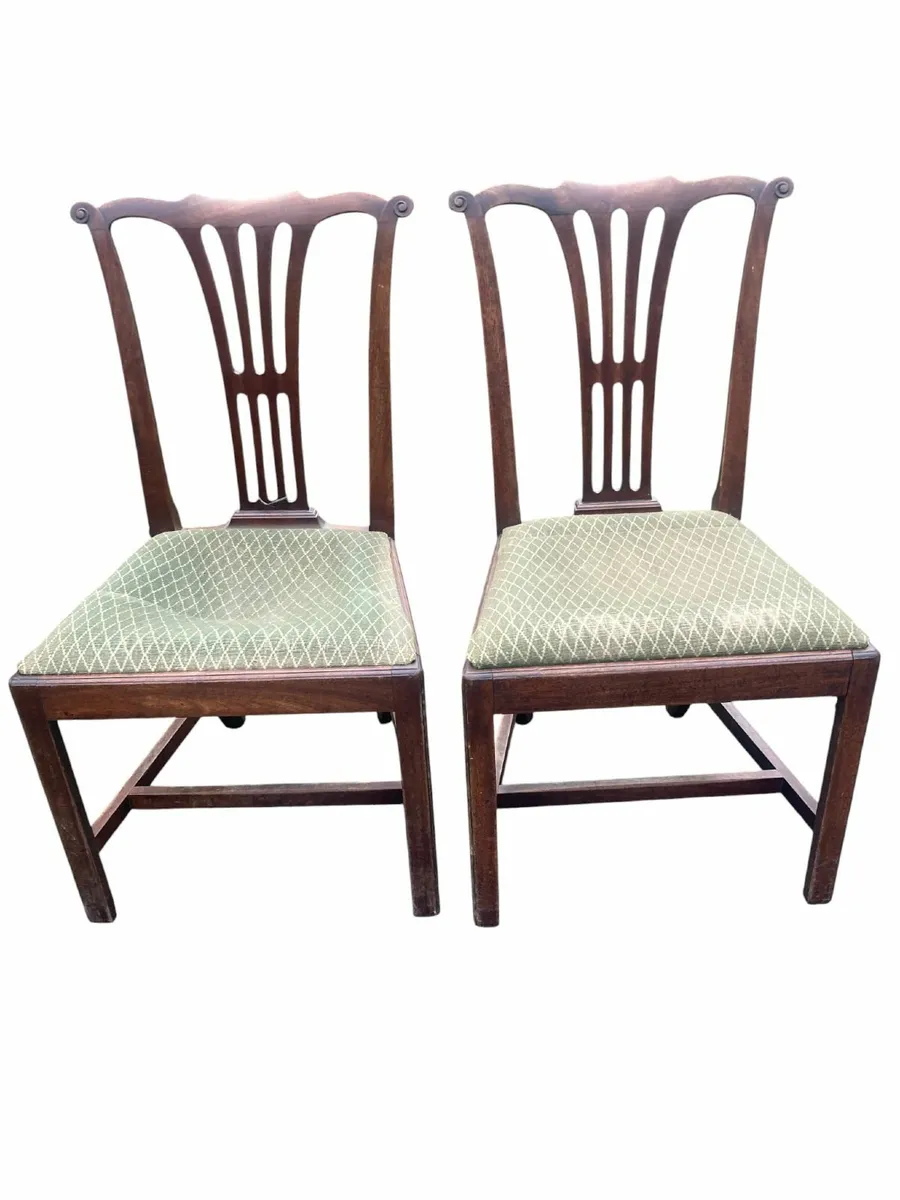 Antique Chairs x 4 - Image 3