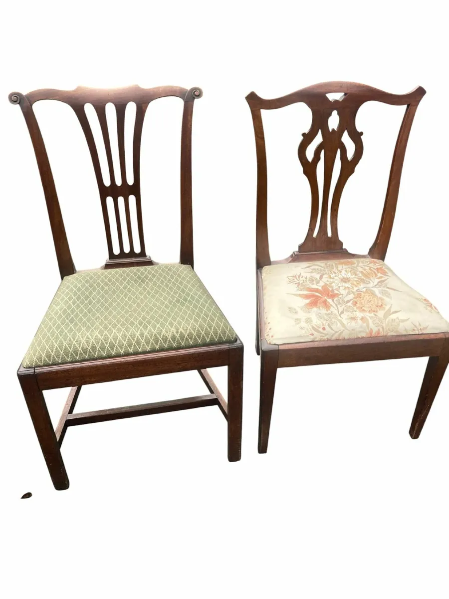 Antique Chairs x 4 - Image 4