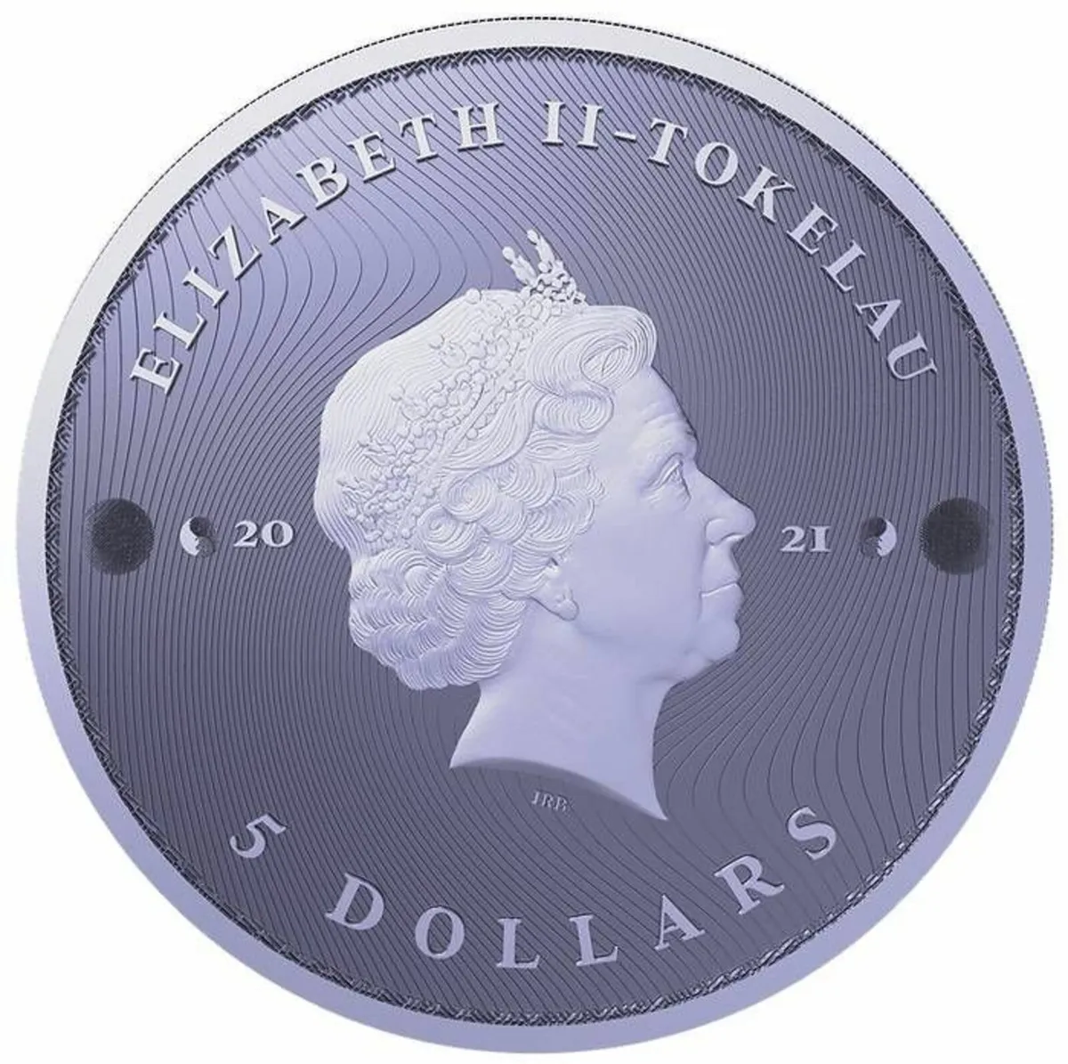 2021 Tokelau Equilibrium $5 1 oz BU Silver Coin - Image 2