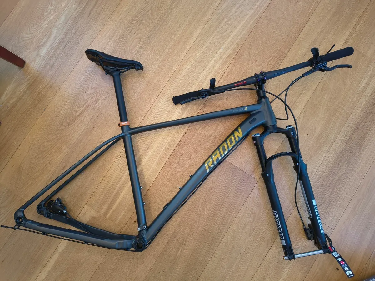Radon Jealous AL Frame Alloy 20" w fork and parts - Image 1