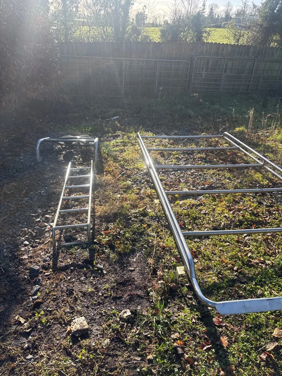Stainless steel roof rack,ladder and bull bar - Image 4