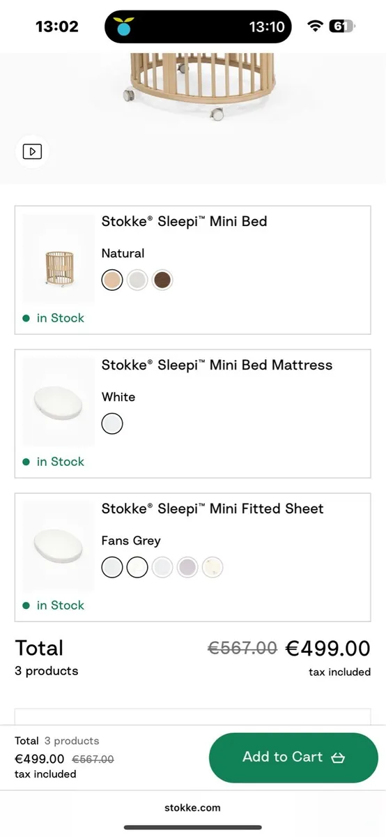 Stokke sleepi mini - Image 2