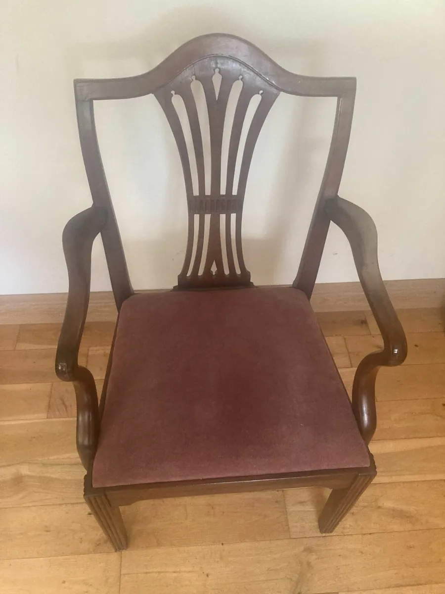 Antique Carver Chair- High Back - Image 1