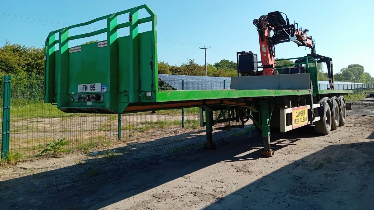 2014 Montracon Crane Trailer