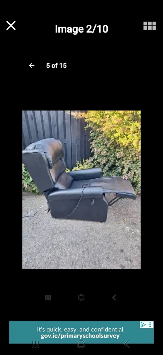 Riser recliner electric armchair - Image 2