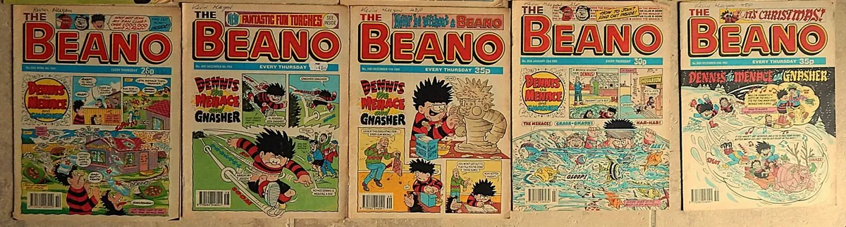 Selection of 20 Vintage Beano Comics from the 90s - Image 3