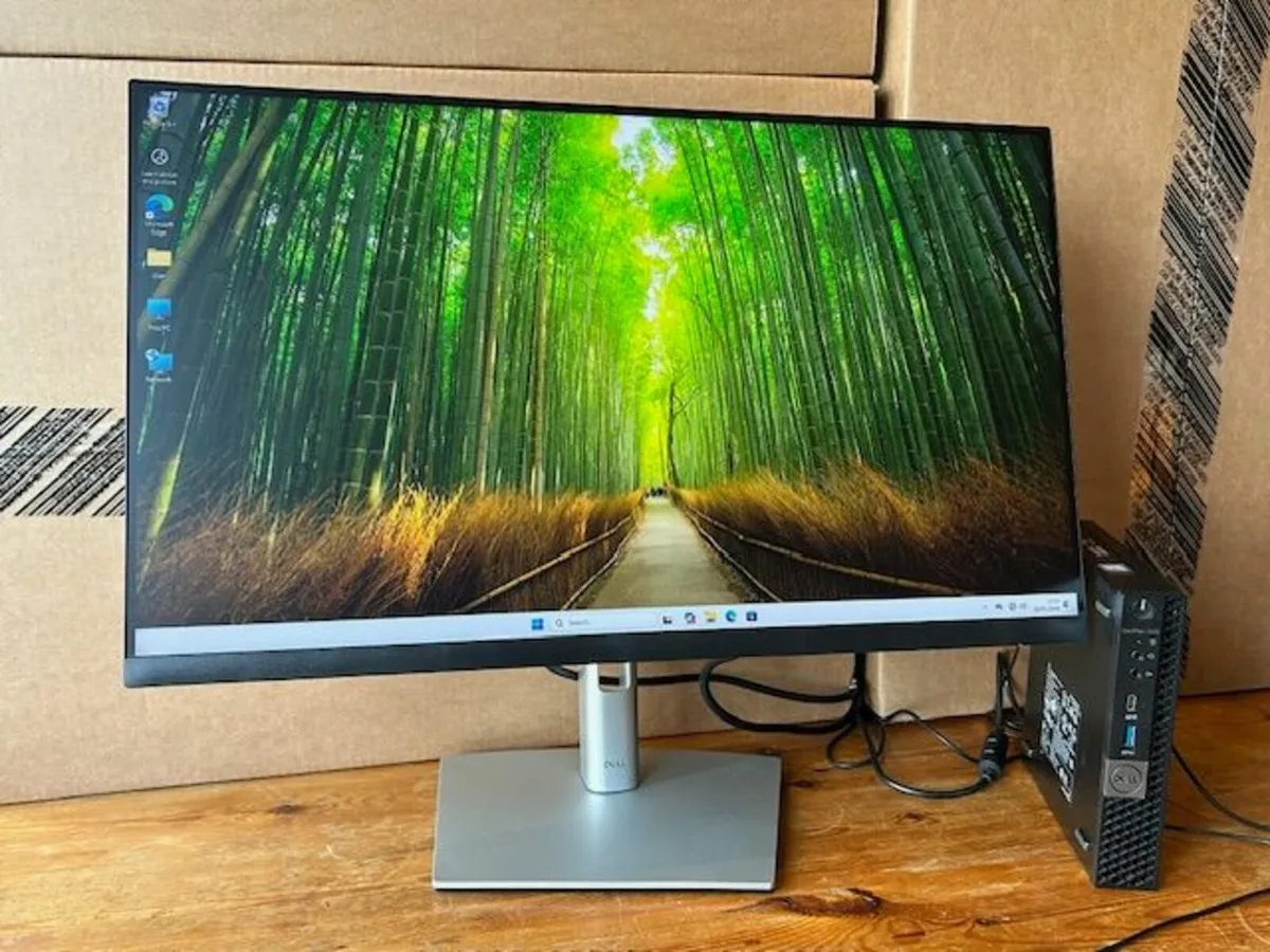 Dell Optiplex Micro 9th Gen 16GB 24" Dell Monitor - Image 1