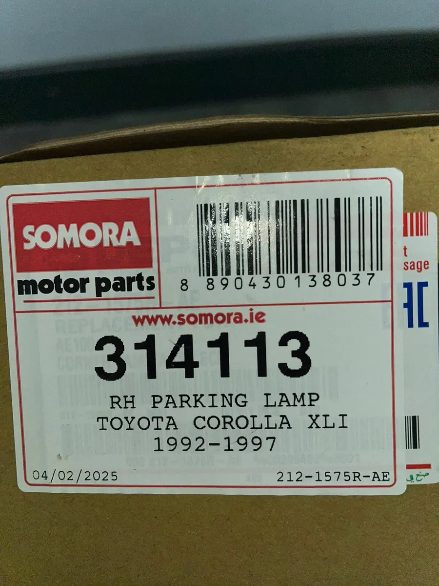 Toyota Corlla Parking Lamp 1992-1997 - Image 2
