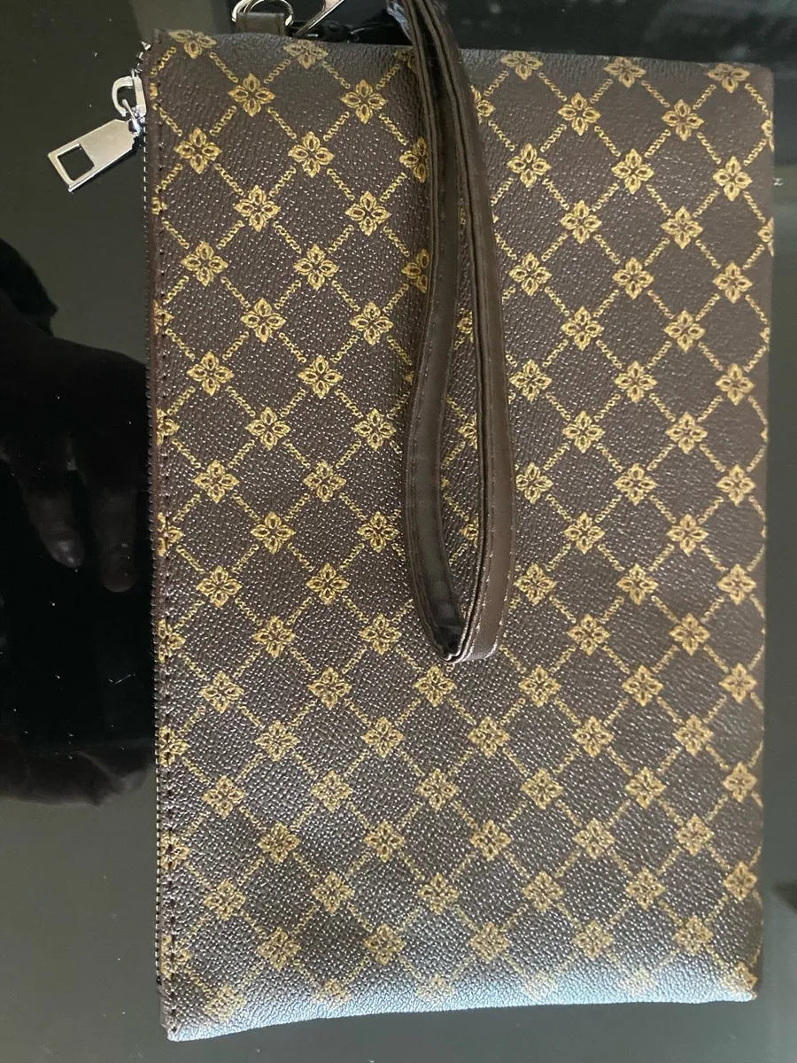 Men clutch bag long wallet fashion purse business - Image 1