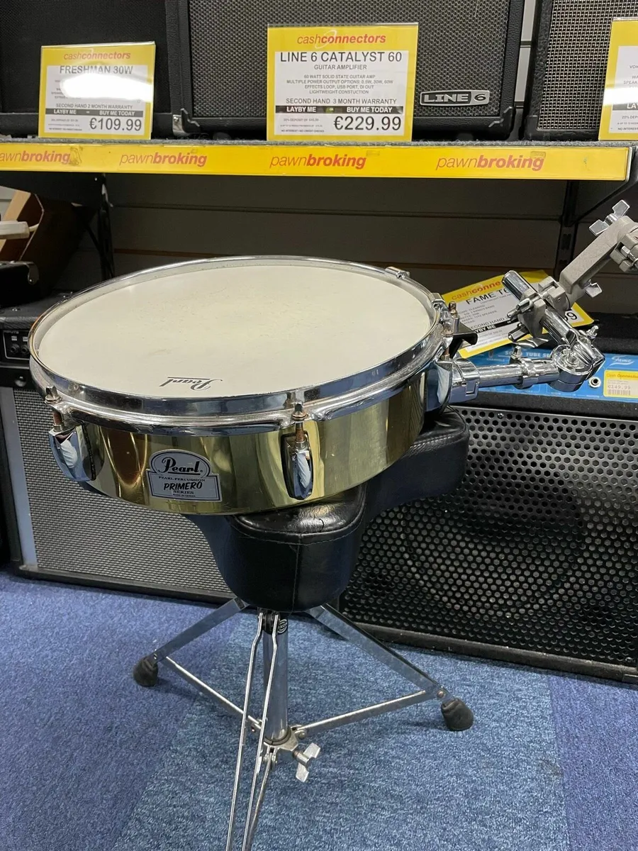 Pearl 13” Timbale + clamp Primero Series - Image 1