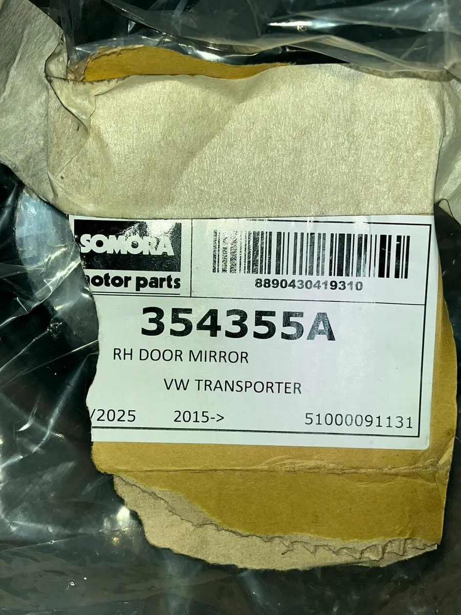 VW Transporter RH Door Mirror - Image 1