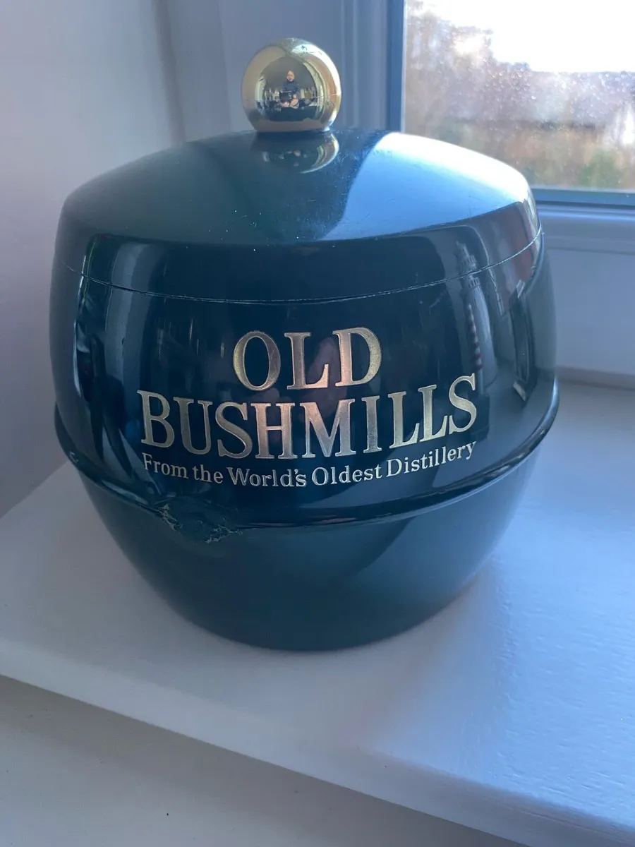 Rare Vintage Old Bushmills Ice Bucket - Image 1