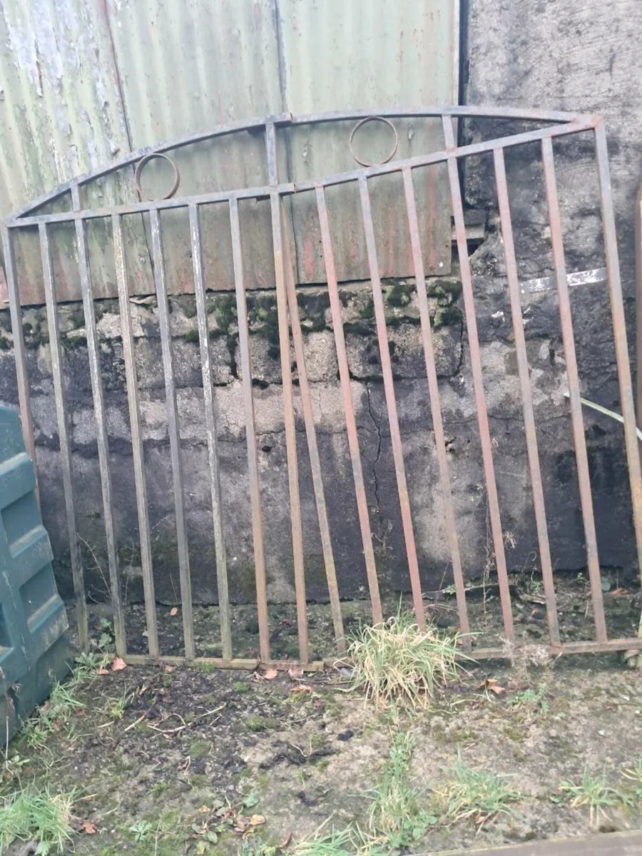 Tubular steel pair of gates