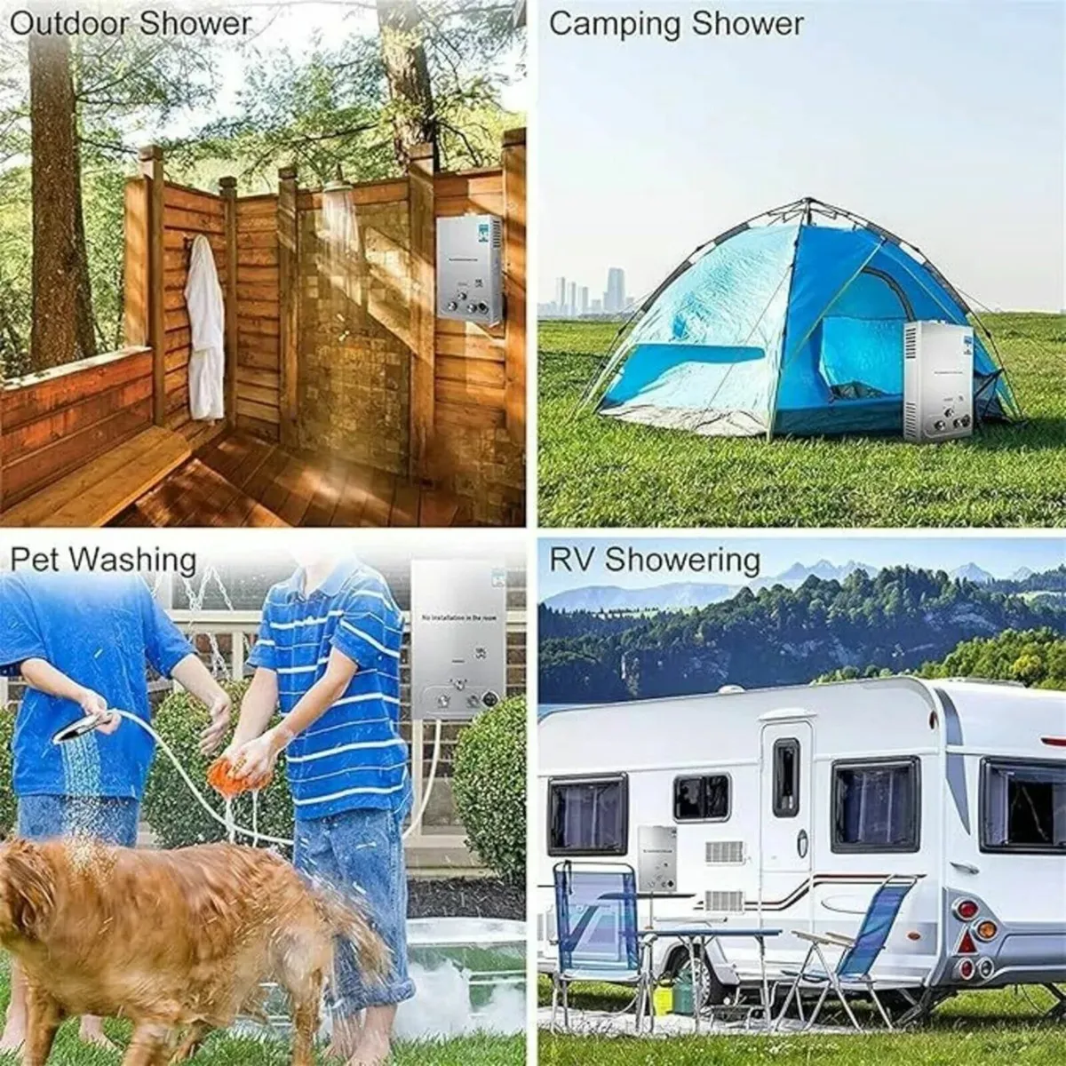 Tankless 8L LPG Hot Water Instant Gas Water Boiler - Image 4