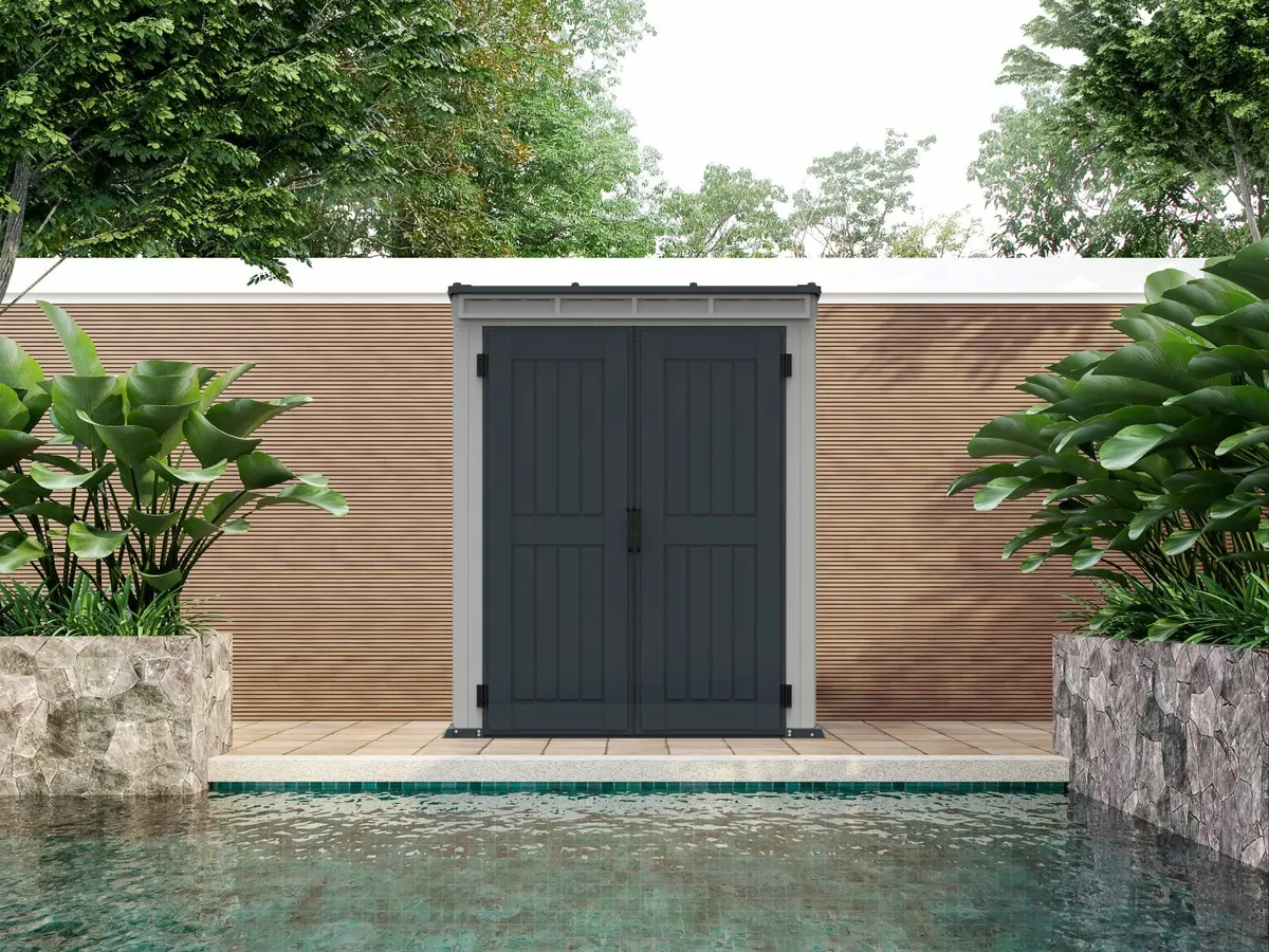 🏡 5×3 Duramax YardMate Pent Vinyl Garden Sheds - Image 2