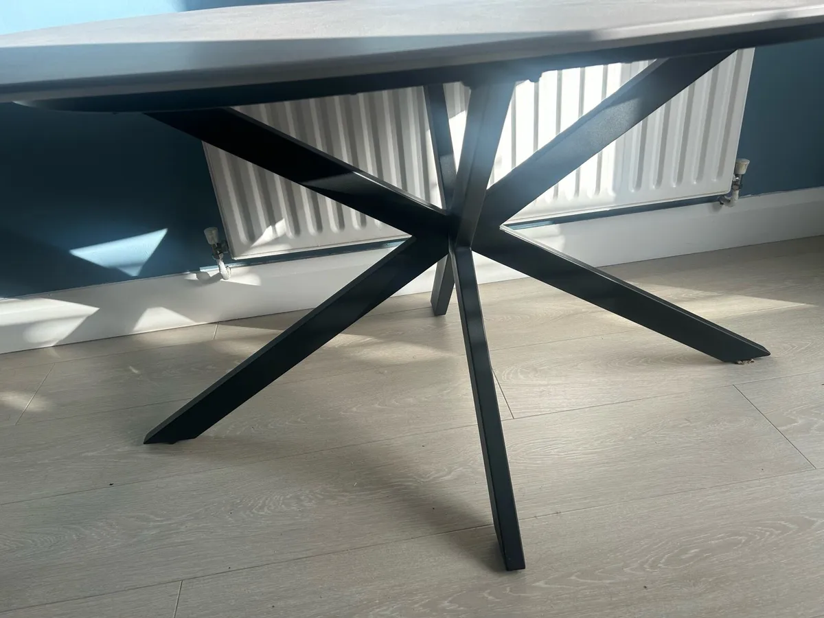 Harvey Norman dining table & set of 4 chairs - Image 3