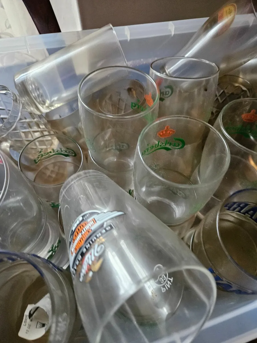 Carlsberg Beamish Harp Pint Glasses - Image 2