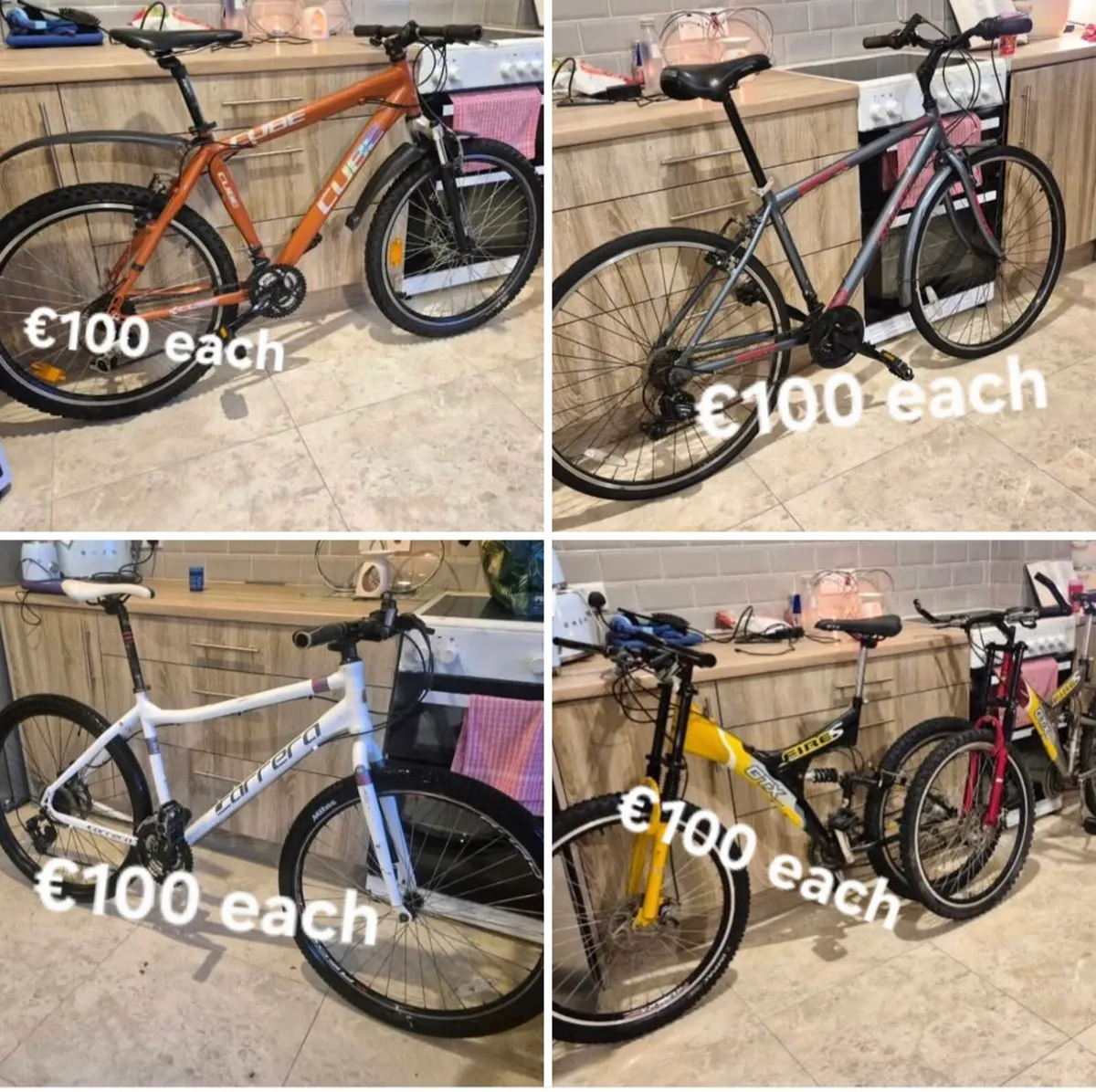 JOBLOT OF 5 ADULTS CUBE  CARRERA GIANT GTX BIKES € - Image 1