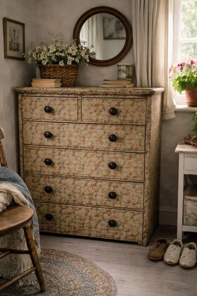 Antique chest of drawers renewed - Image 1