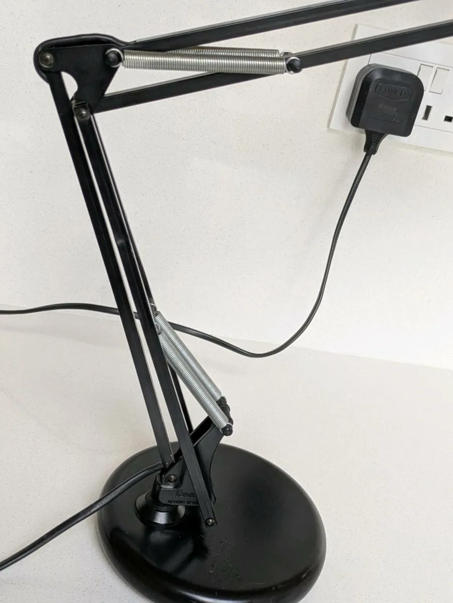 Mid Century Fase Black Anglepoise Table Lamp - Image 4