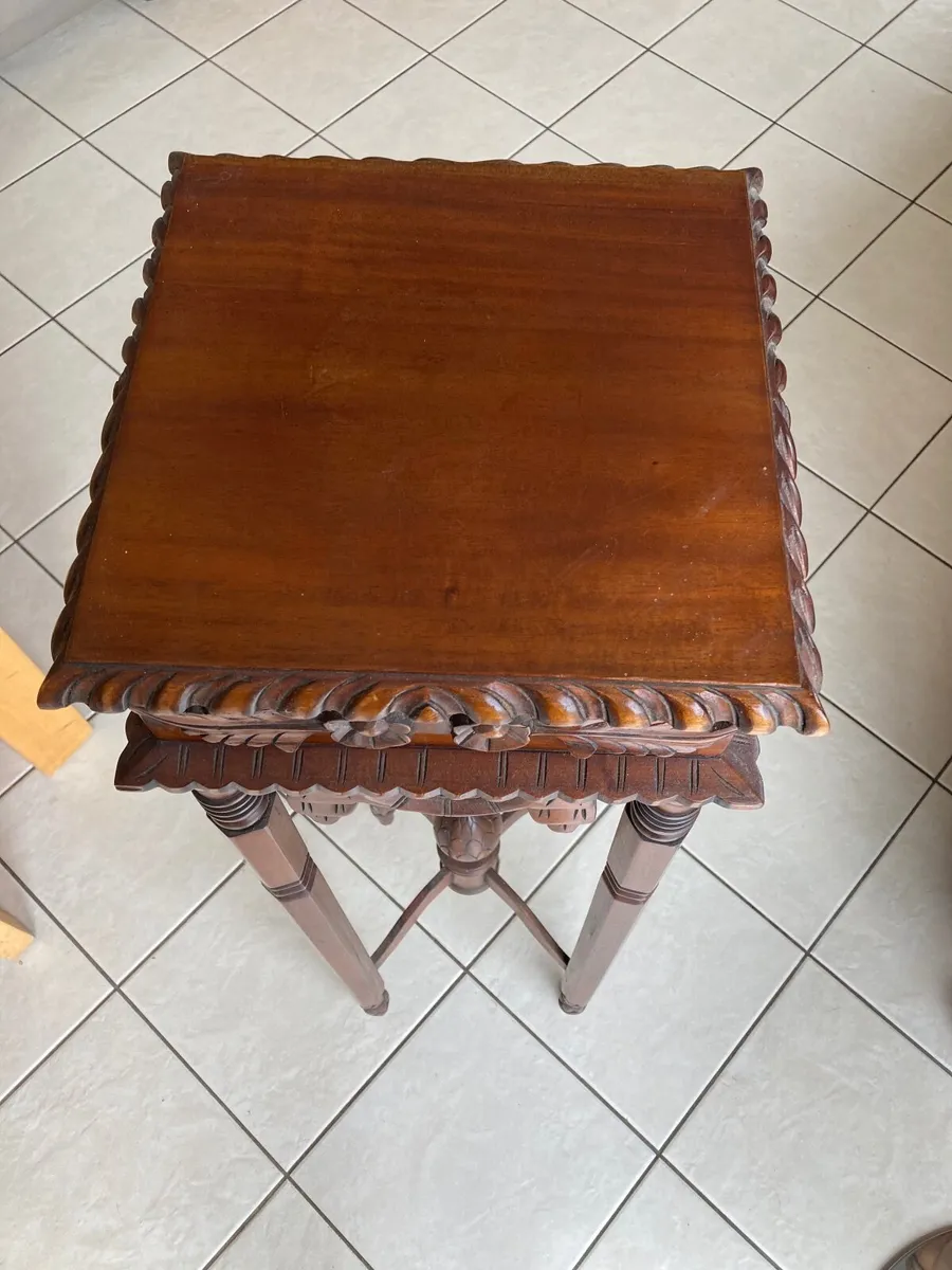 Mahogany Plant stand - Image 2