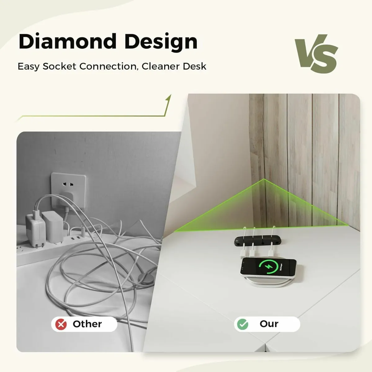 L Shaped Desk 135x110 cm Corner Gaming for Home - Image 4