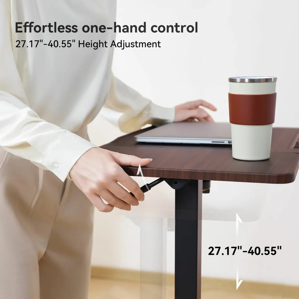 D01 Overbed Table - Height Tilt Adjustable Laptop - Image 4