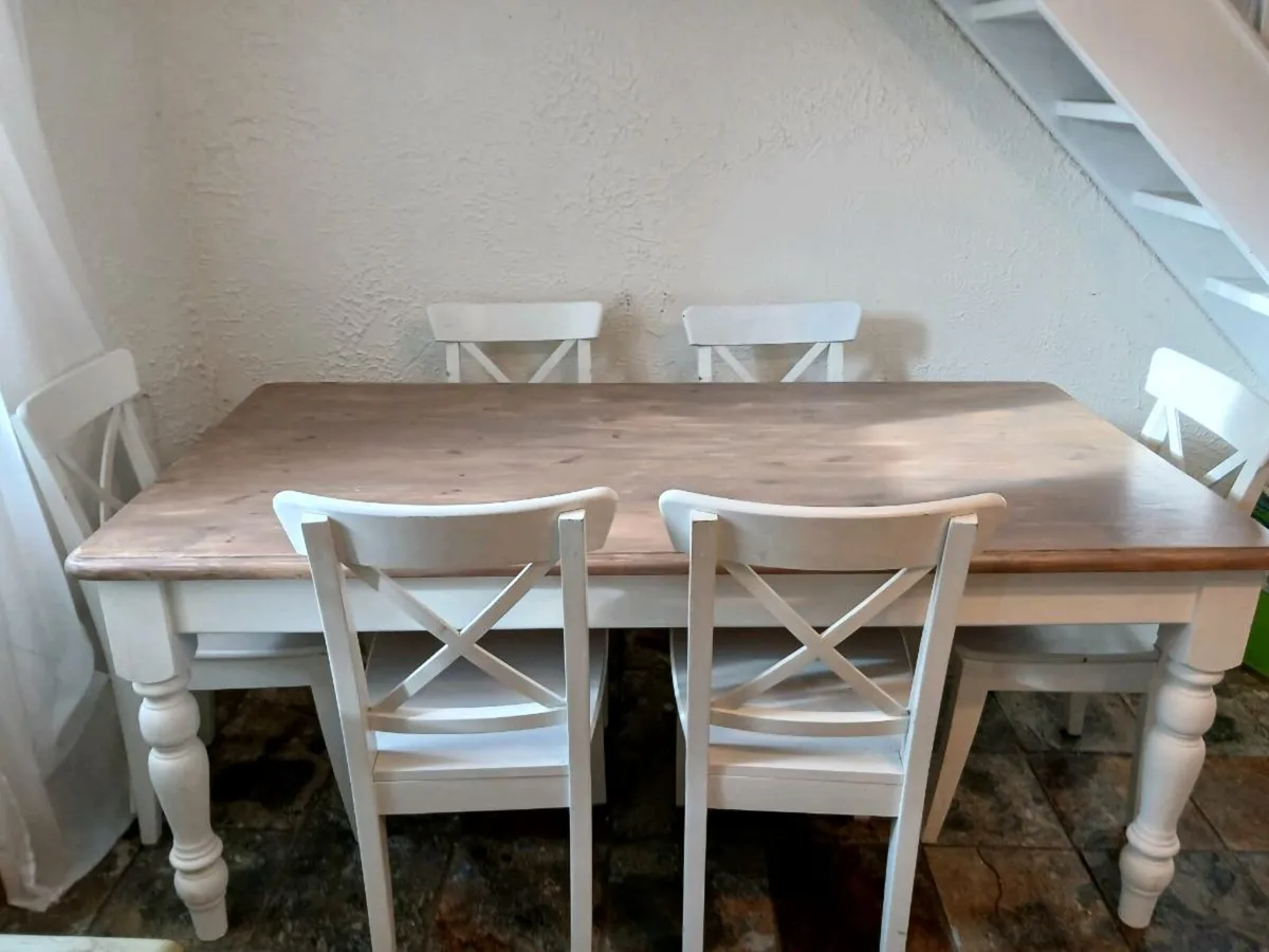 Dining table and chairs - Image 4
