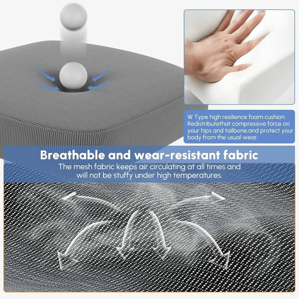 Ergonomic Computer Chair Mesh Office with Link - Image 3