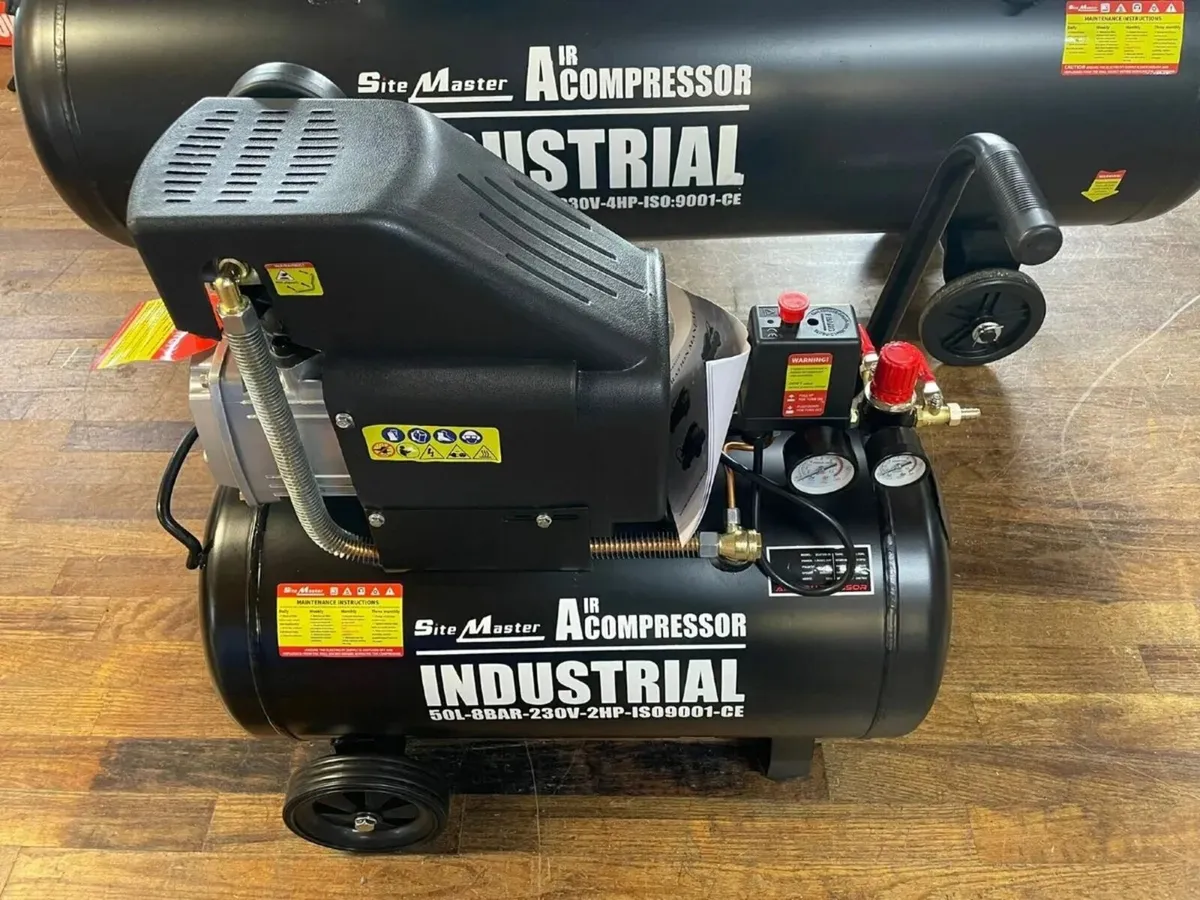 NEW 50l INDUSTRIAL AIR COMPRESSOR