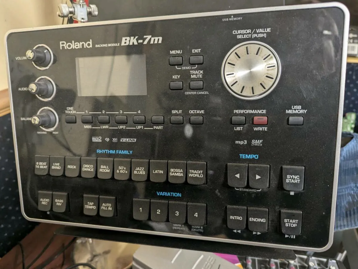 Rowland backing track player