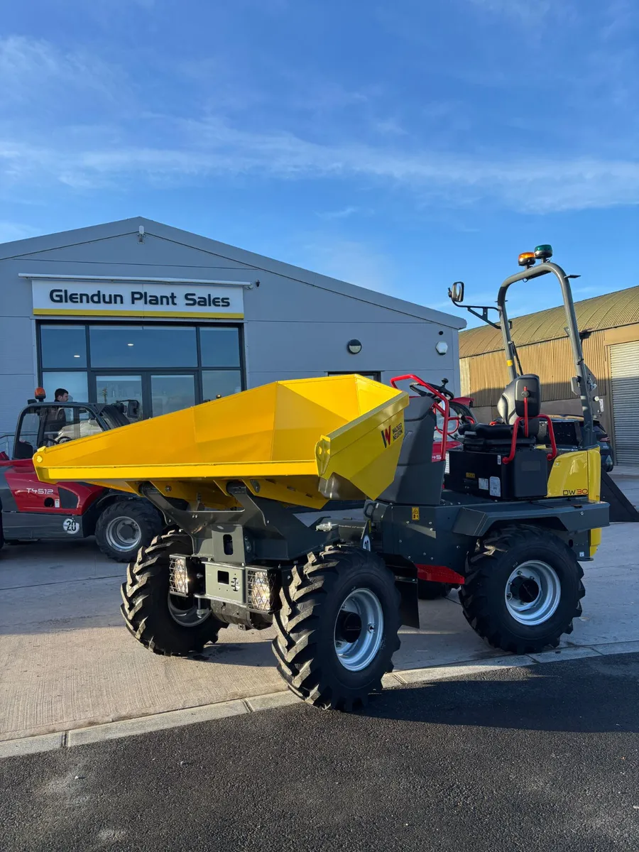 New Wacker Neuson DW30 3 ton dumpers in stock - Image 1