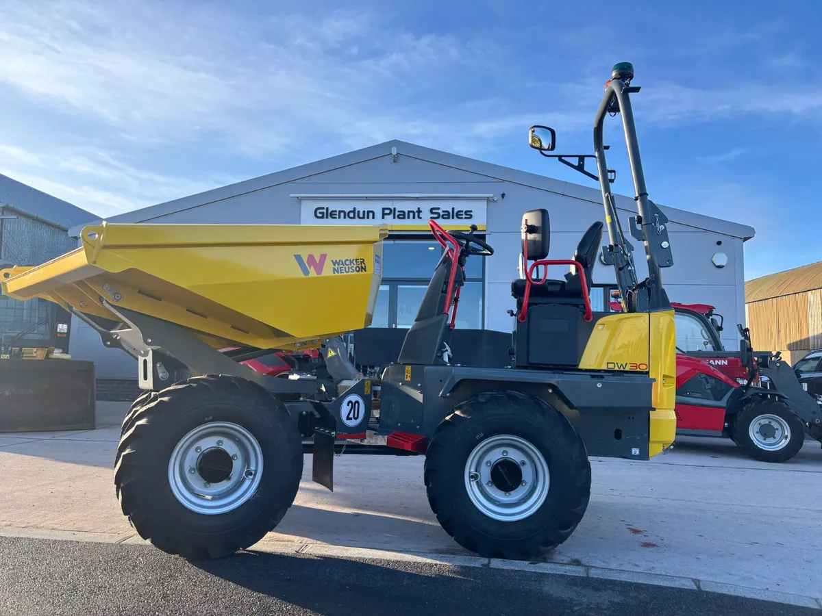 New Wacker Neuson DW30 3 ton dumpers in stock - Image 2