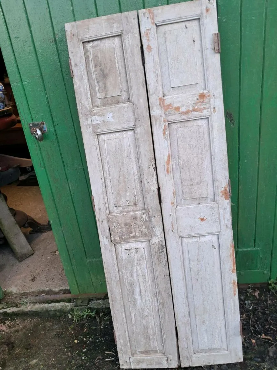 2 heavy rustic swing panels - Image 1