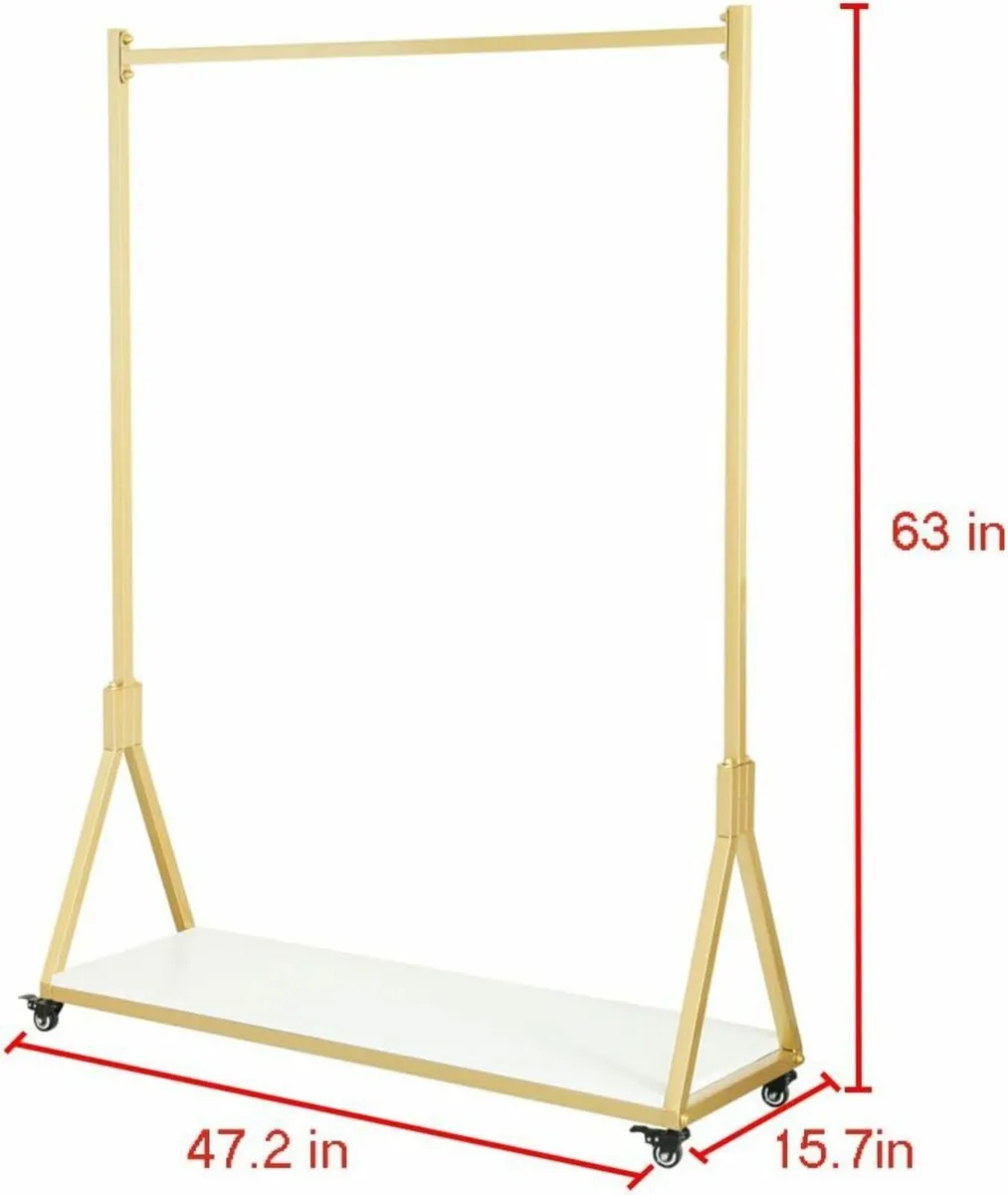 Modern Simple Heavy Duty Metal Rolling Garment - Image 2