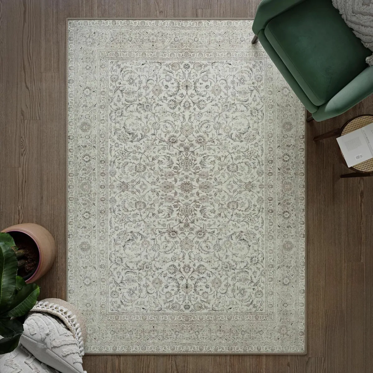 Machine Washable Rug 152x213cm 75% Recycled - Image 1