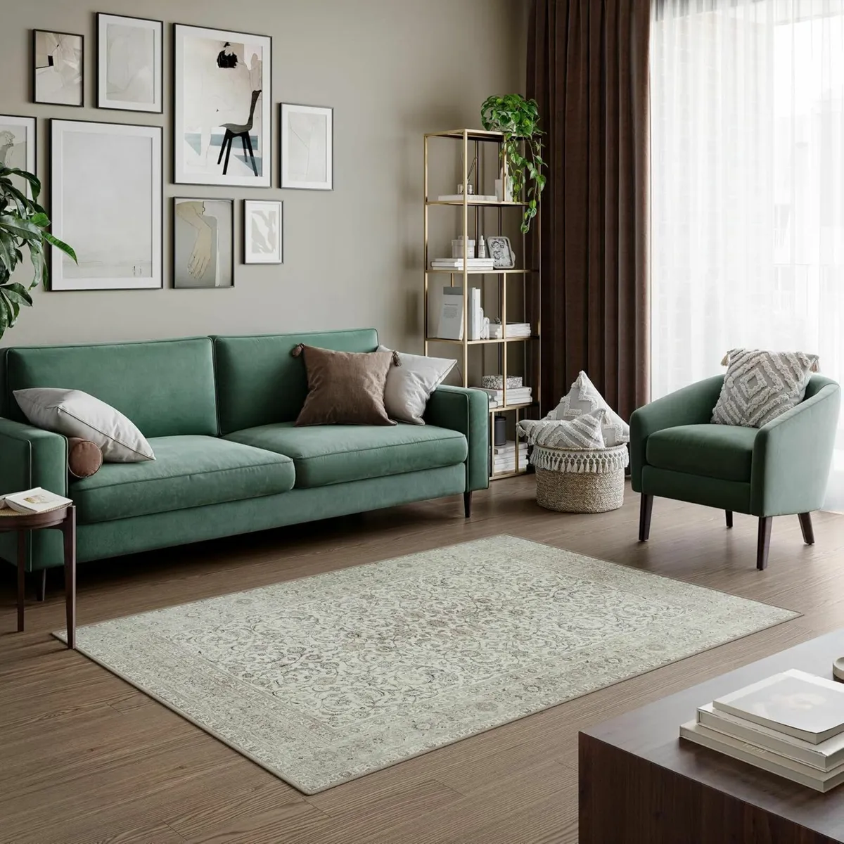 Machine Washable Rug 152x213cm 75% Recycled - Image 3