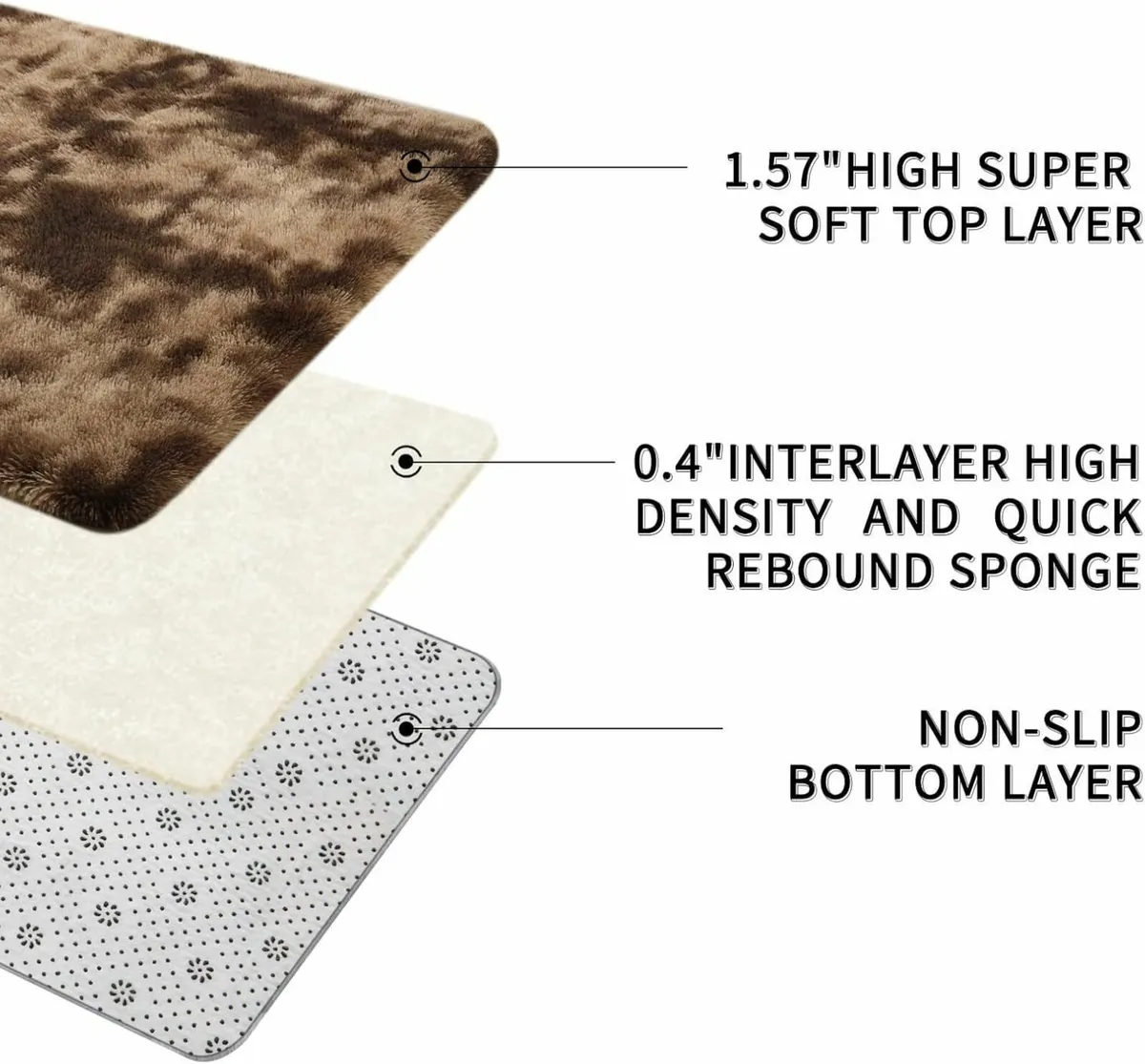 Rugs Living Room 160x230cm Coffee Area for - Image 3