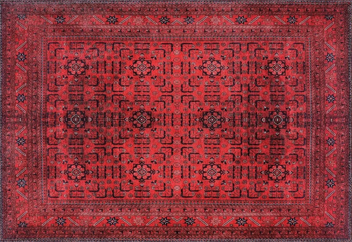 Machine Washable Rug Non-Slip Soft Low Pile - Image 4