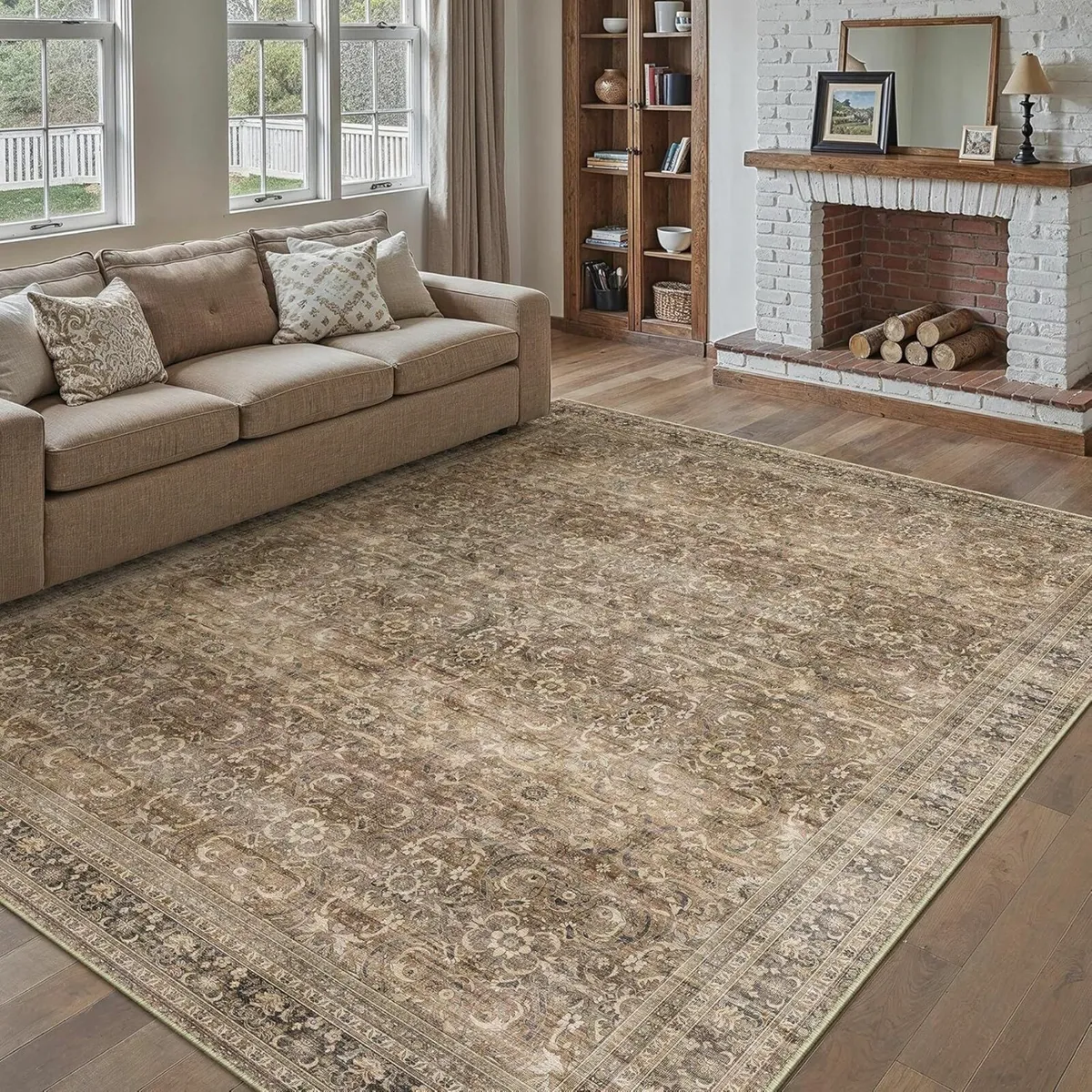 Living Room Area Rug 240x300cm Machine Washable - Image 4