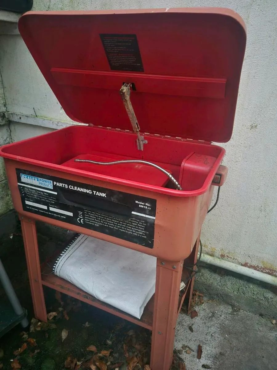Sealey parts cleaning tank sm.19v2 - Image 1