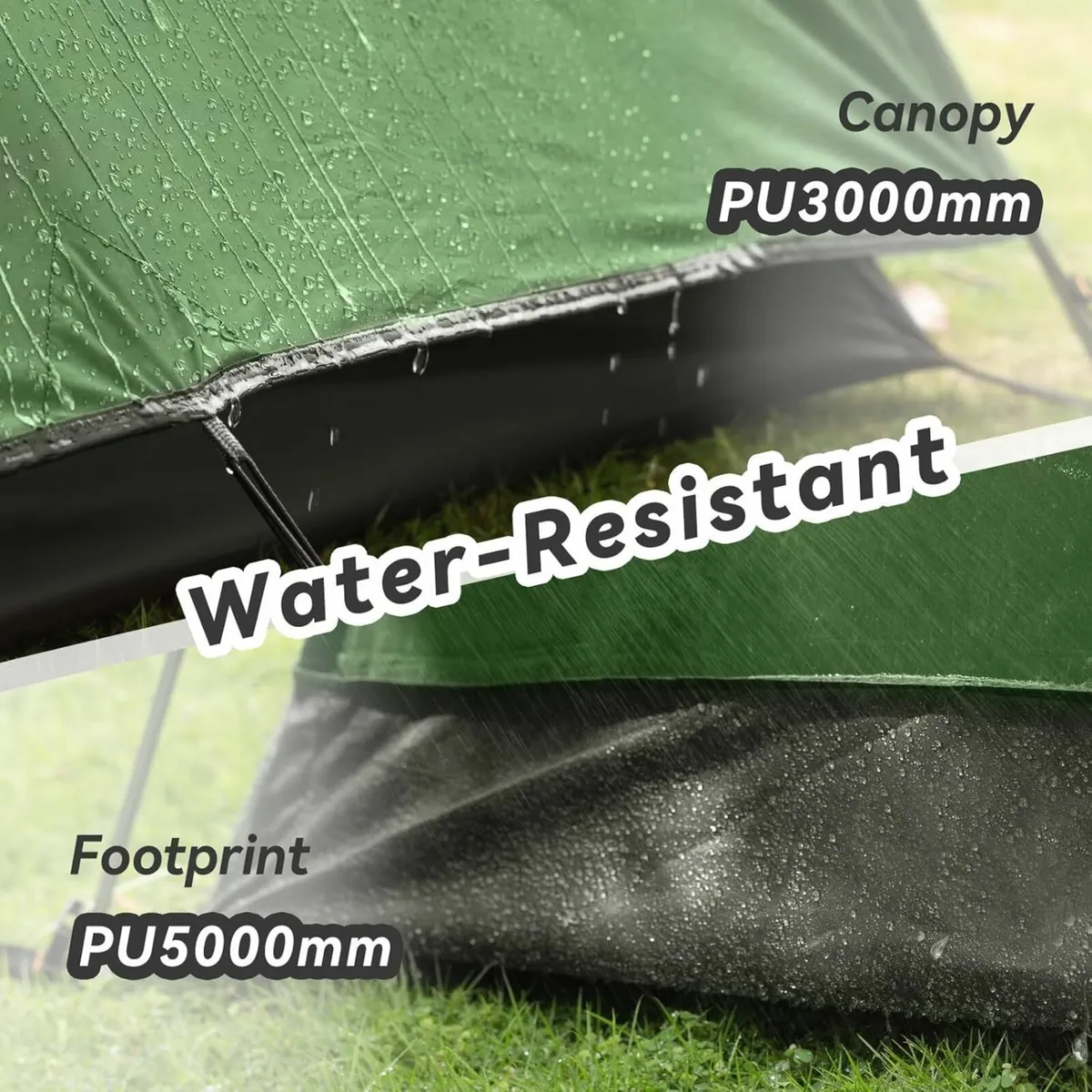 Tent 2-4 Man for Camping Easy Setup Lightweight - Image 3