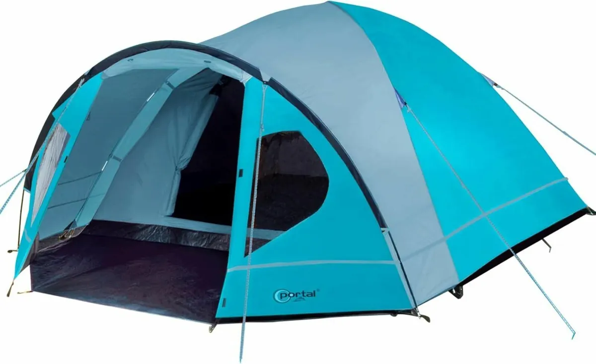 3-4 Man Tent with Porch Camping for 3 to 4 - Image 1