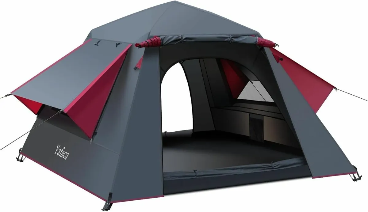 Camping Tent 3 Man Pop Up Extra Large Waterproof - Image 1