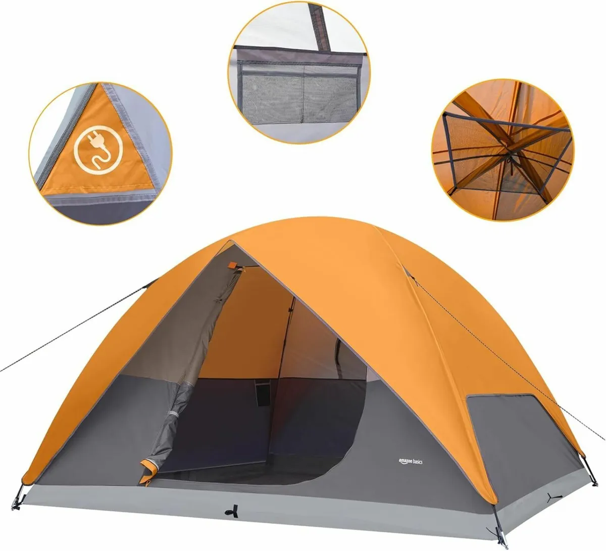 Dome Camping Tent with Rainfly and Carry Bag - Image 2