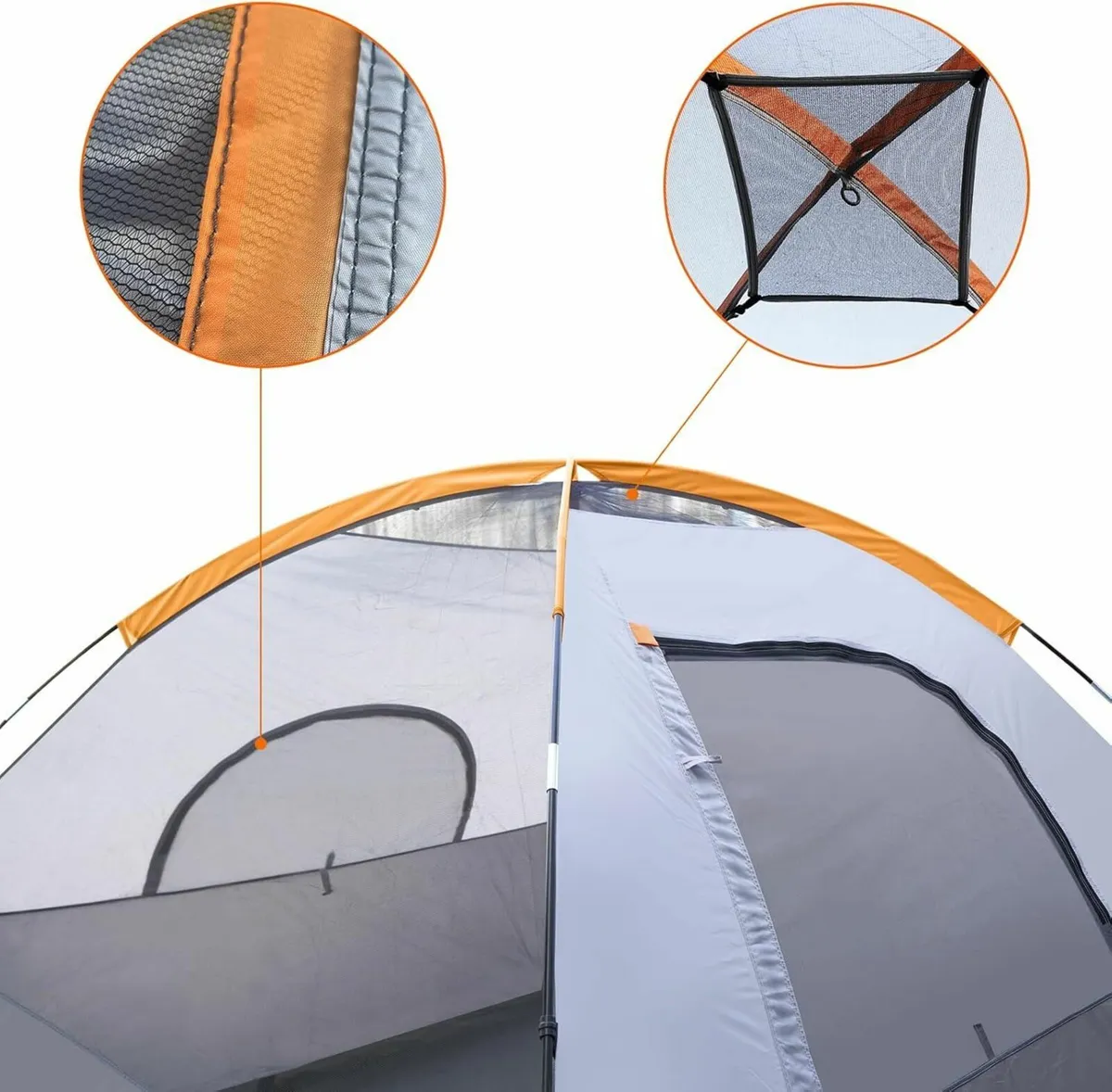 Dome Camping Tent with Rainfly and Carry Bag - Image 3