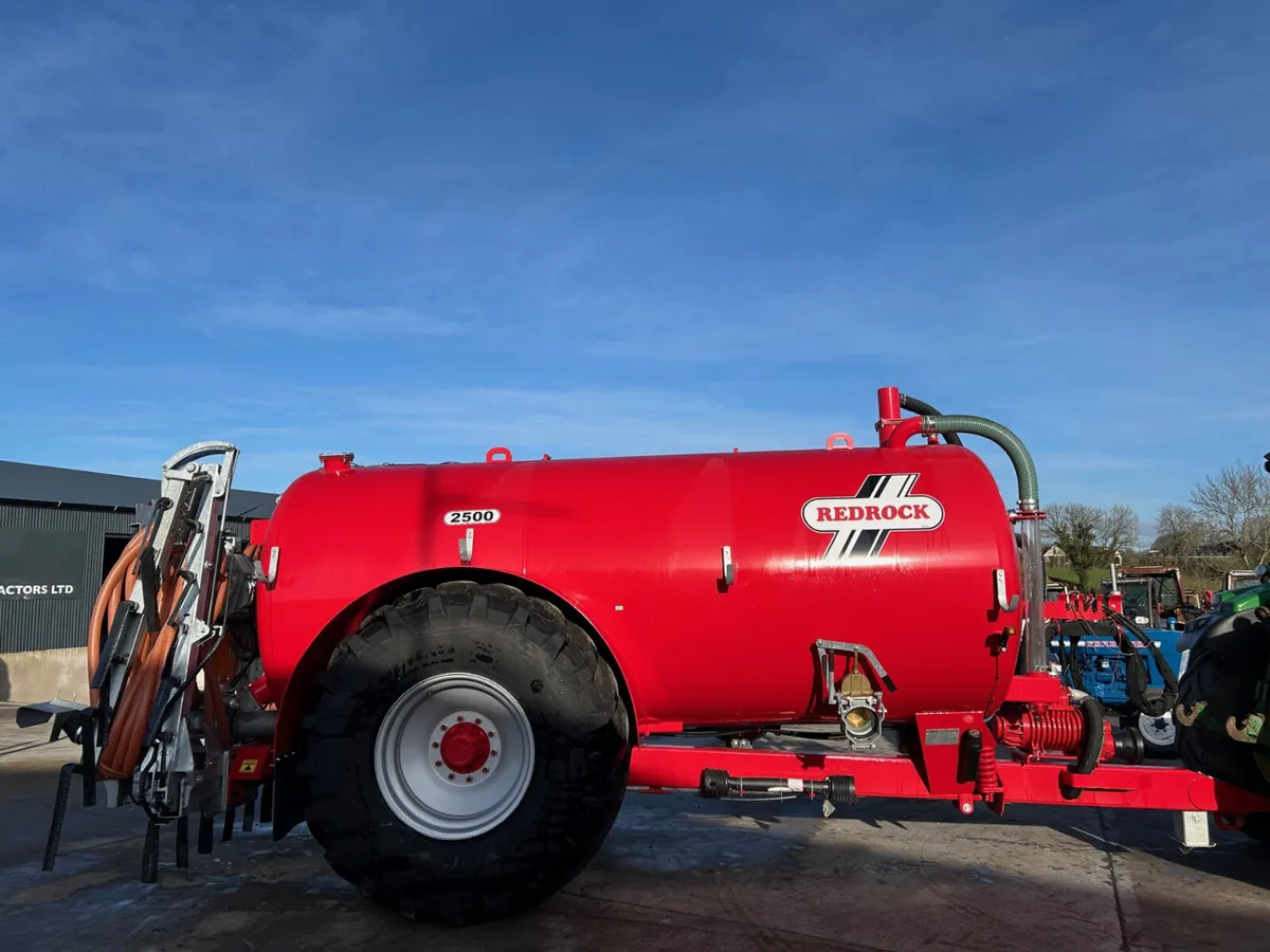 New Redrock 2500 G Tanker C/W 9.6 M Slurry Quip DB - Image 1